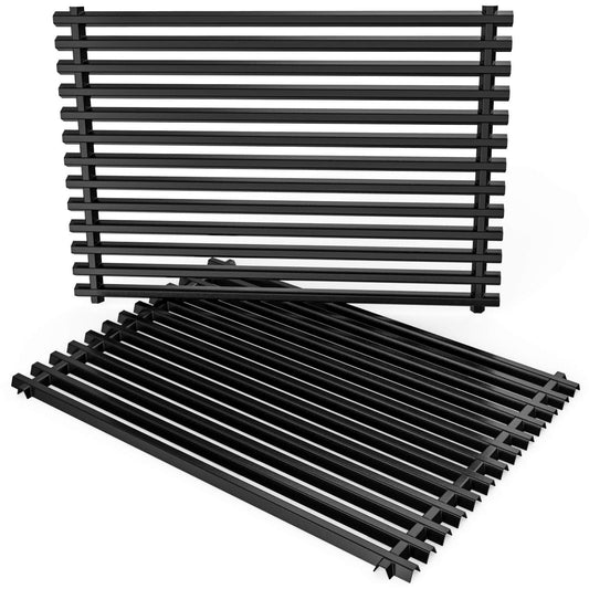 Onlyfire Porcelain Enameled Steel Replacement Cooking Grill Grid Grates Fit Weber 7525 for Spirit Genesis Grills, Lowes Model Grills