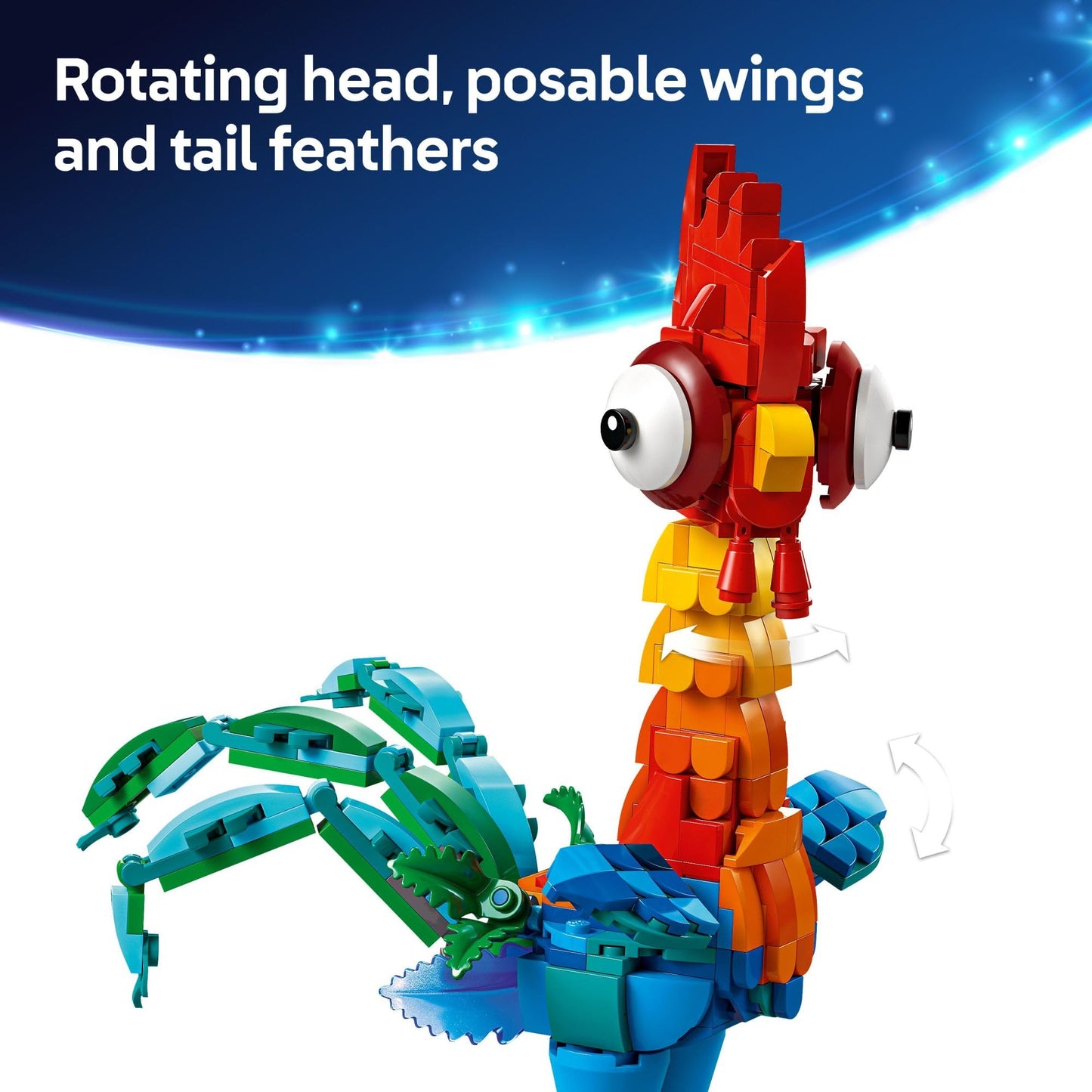 LEGO Disney Moana 2 Heihei - Building Toy for Kids, Girls & Boys, Ages 9+ - Moana & Disney Toy for Fans - Gift Idea for Birthday - 43272