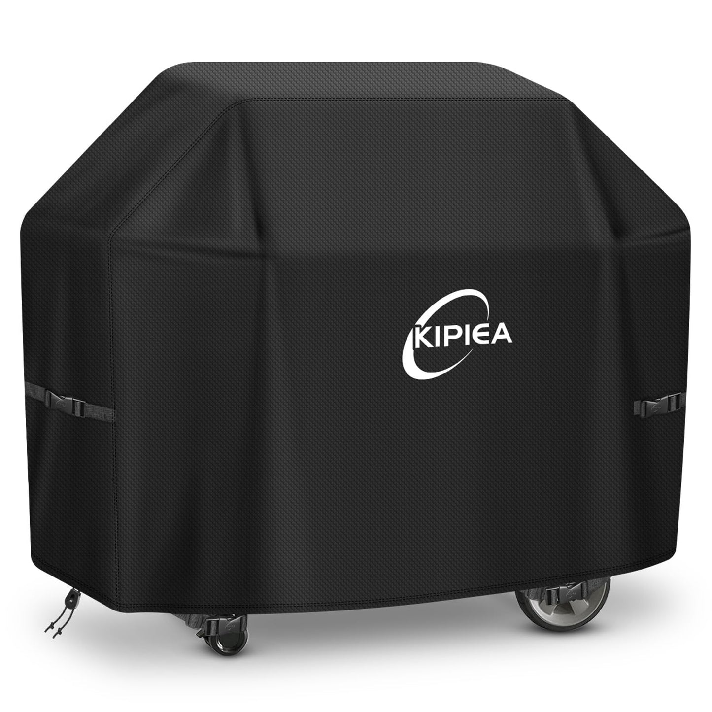Kipiea Upgrade BBQ Covers 52 inch, Heavy-Duty Barbecue Covers, Universal Gas Grill Covers with 4 Windproof Buckles, No Tears Anti UV No Fading (52" W x 26" D x 43" H)