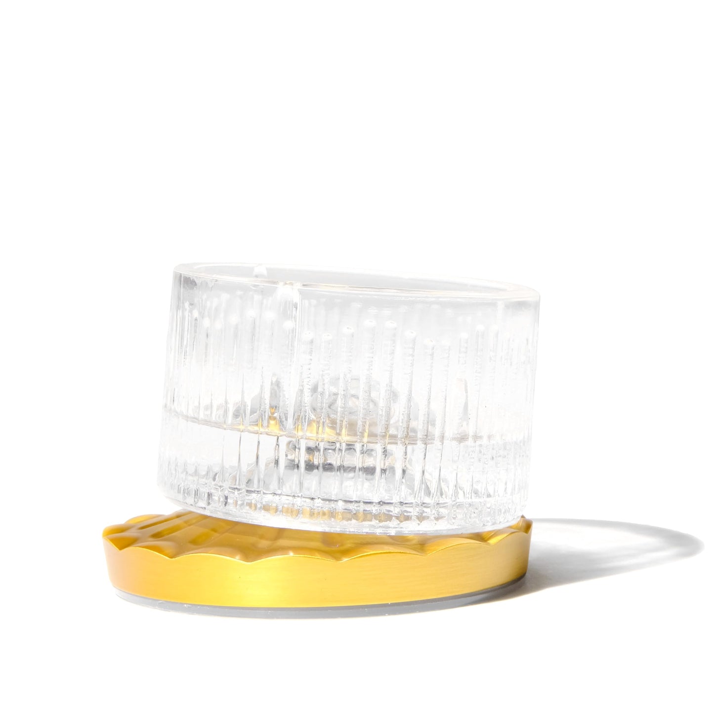 Ferris Wheel Press The Carousel Inkwell, Four Functional Positions, Glass Vessel for Ink, Modern Antiques
