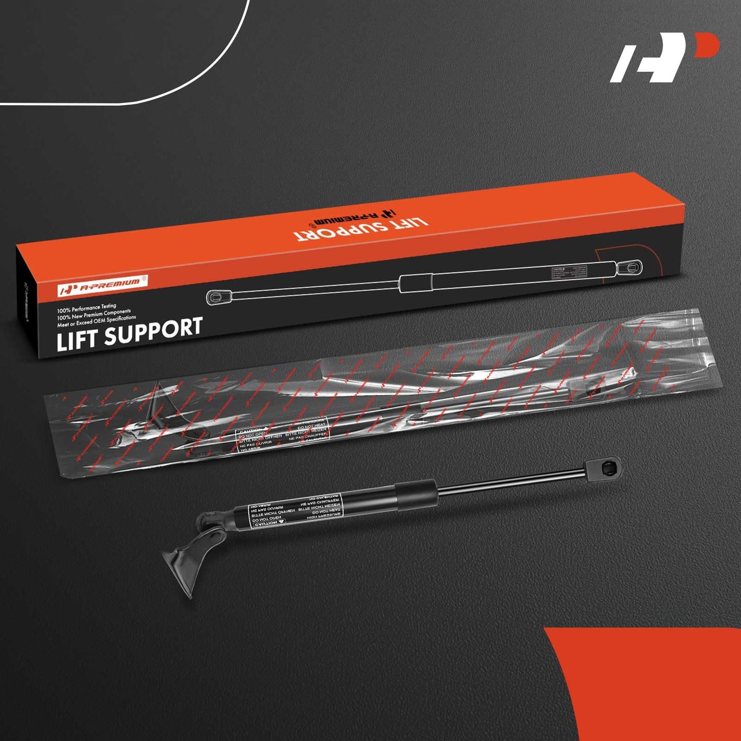 A-Premium Rear Hatch Lift Supports Shock Struts Compatible with Nissan Tiida 2008 2010-2012 Versa 2007-2012 L4 1.8L Hatchback 2-PC Set