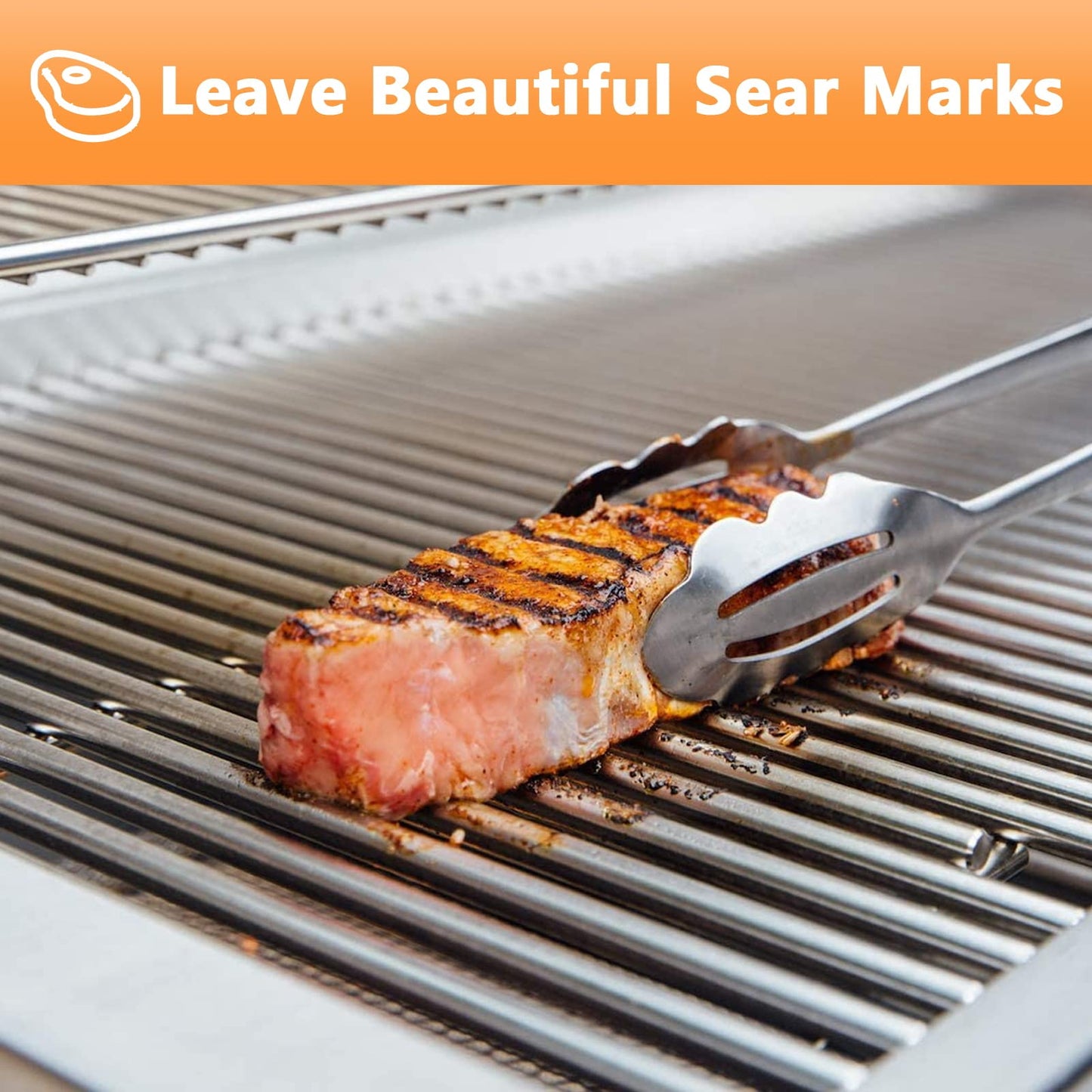 Bar.b.q.s 17" x 25" BBQ Stainless Steel Cooking Grates Parts Models for Charbroil 463250509, 463250510, Great Outdoors, Grill Chef, Thermos 461262409, Vermont Castings, Grill Master, Kenmore Grill