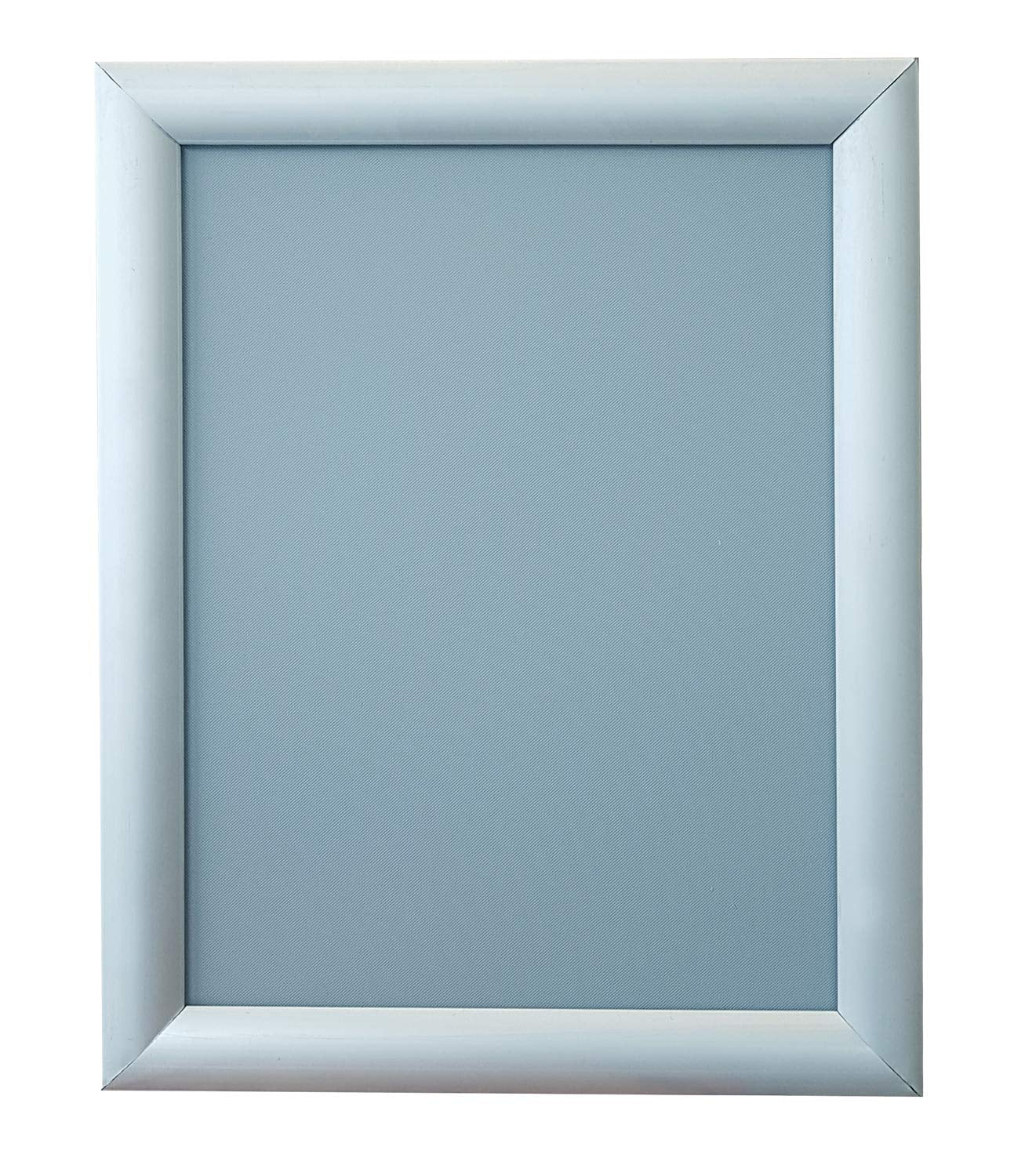 Snap Frame Poster Holder 8.5" x 11" Inches (Pack of 5) Front Load Wall Mount Clip Frame Sign Holder, Picture Frame, Vertical or Horizontal Wall Mounting (Aluminum, 5)