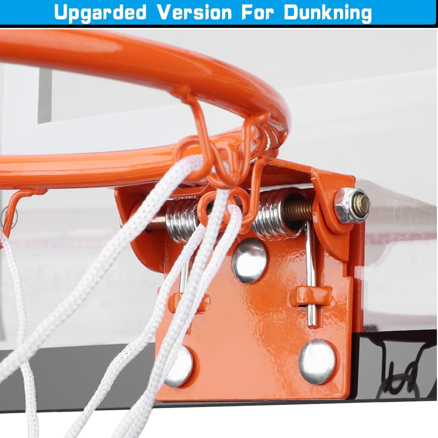 Pro Indoor Mini Basketball Hoop for Kids Adults, Over Door Wall Mount Basketball Hoop Toy with 4 Rubber 6 Inch Balls, Large Dunk Rim Gift for Birthday Pool Office Sport Game (with Pump)