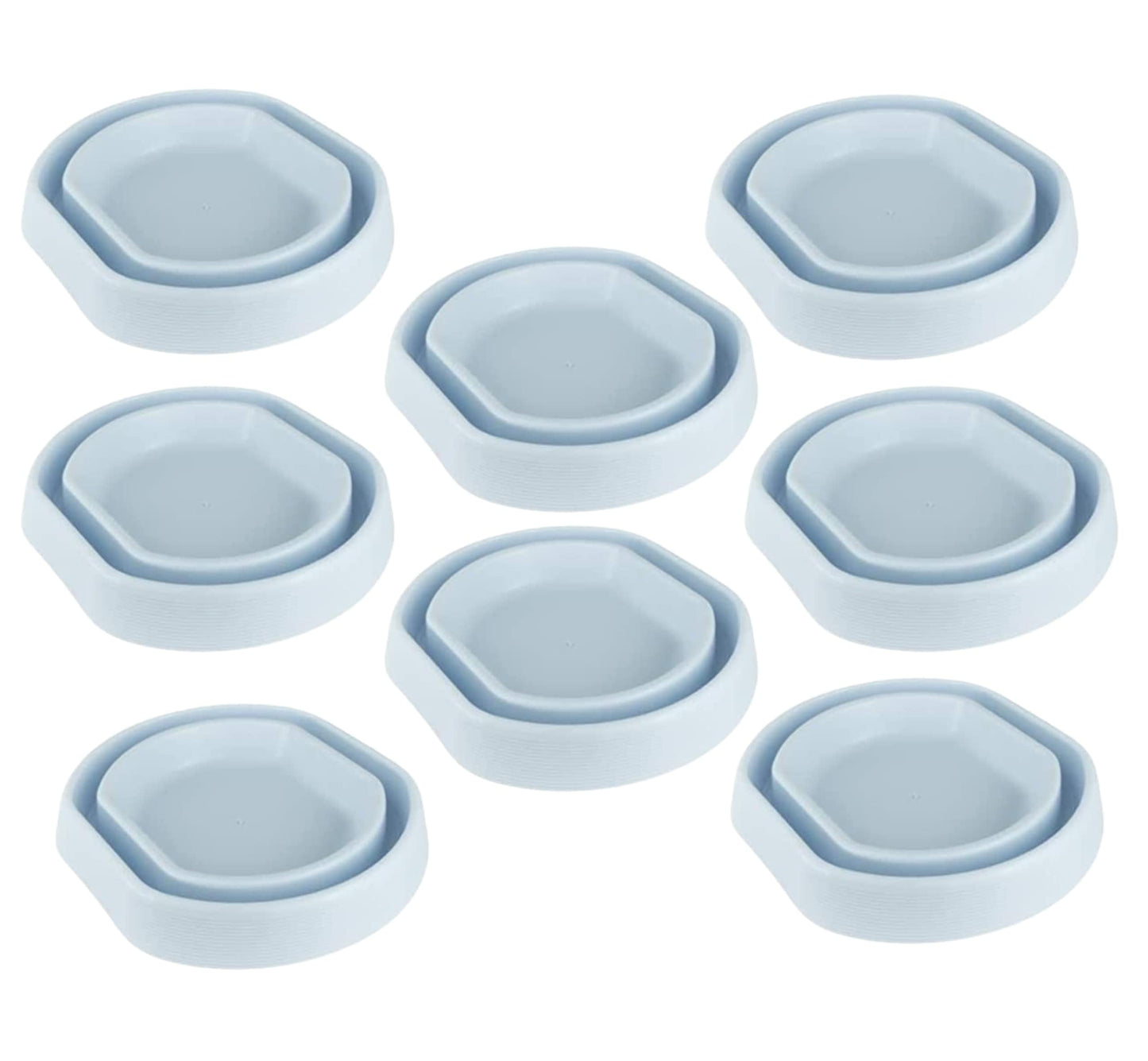 Bed Bug Trap — 8 Pack | Eco Friendly Bed Bug Interceptors for Bed Legs - Insect Detector, Interceptor & Monitors for Indoor Home (White)