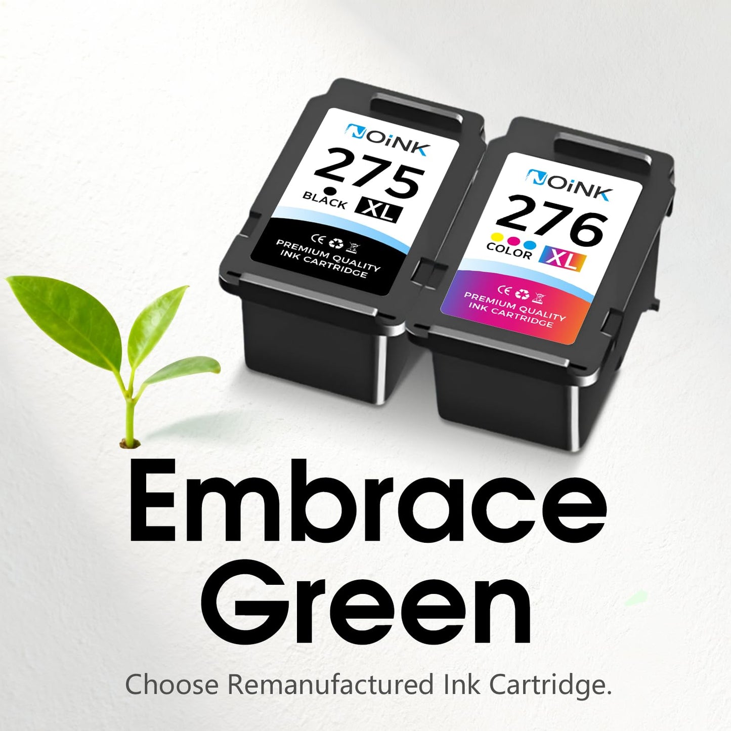 NOINK 275XL 275XL Ink Cartridges Combo Pack High Yield Replacement for Canon PG-275 XL PG-275 XL – Compatible with Pixma TR4720 TR4722 TR4723 TR4700 TS3522, 2 Pack, 2 Black