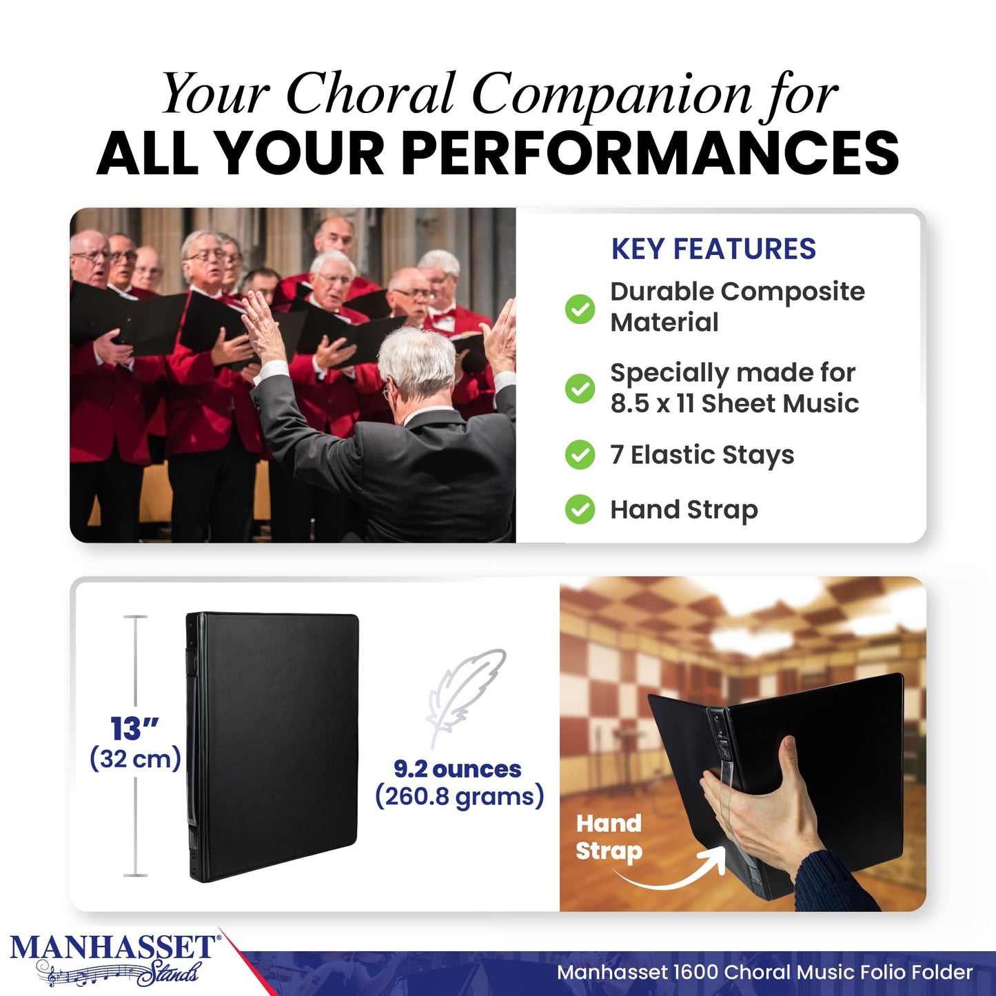 Manhasset 1600 Manhasset Choral Folder