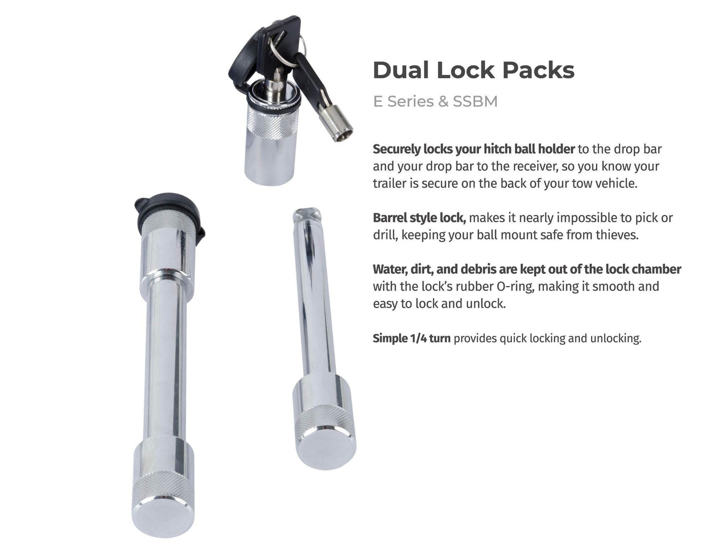 Fastway Flash 86-00-3660 Flash E-Series Dual Lock Pack with 2 Keys