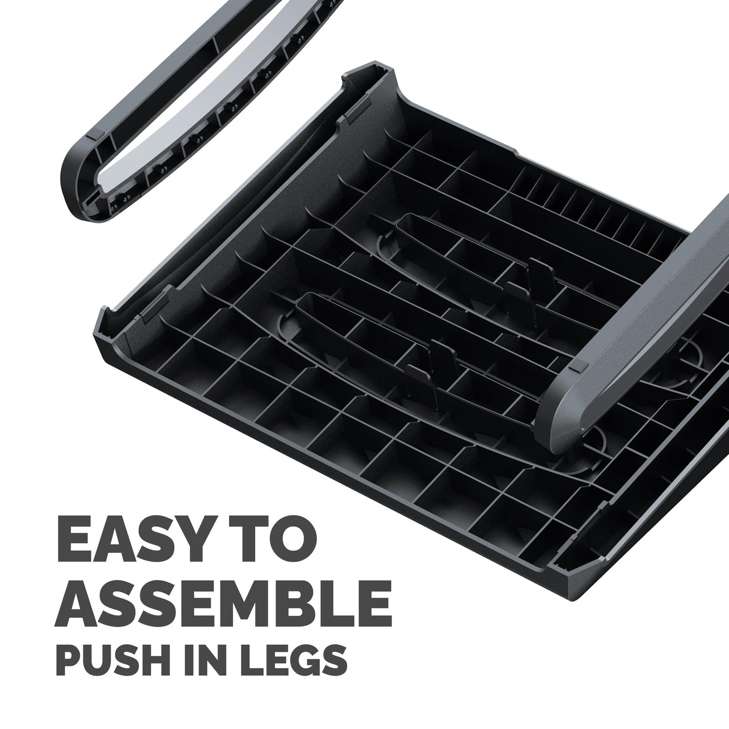 Fellowes Breyta Ergonomic Adjustable Foot Rest Black