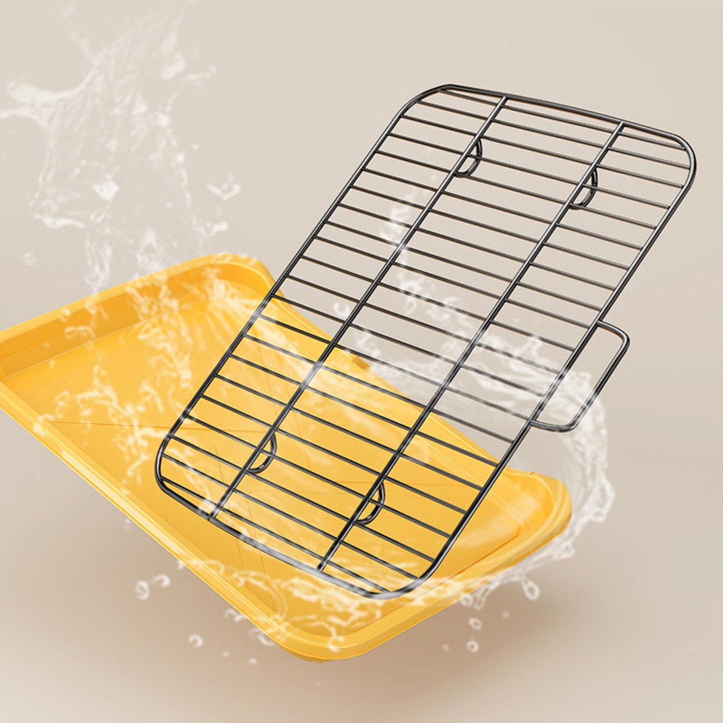 Spill Proof Dog Potty Tray, Removable Washable Training Toilet with Flat Plate Design for Small Medium Large Dogs