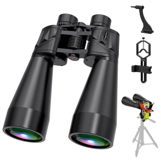 18X70 High Power Binoculars for Adults-Outdoor and Astronomy Binocular,Large Aperture for Long Distance Viewing with Smartphone Adapter Mount and Binocular Tripod Adapter