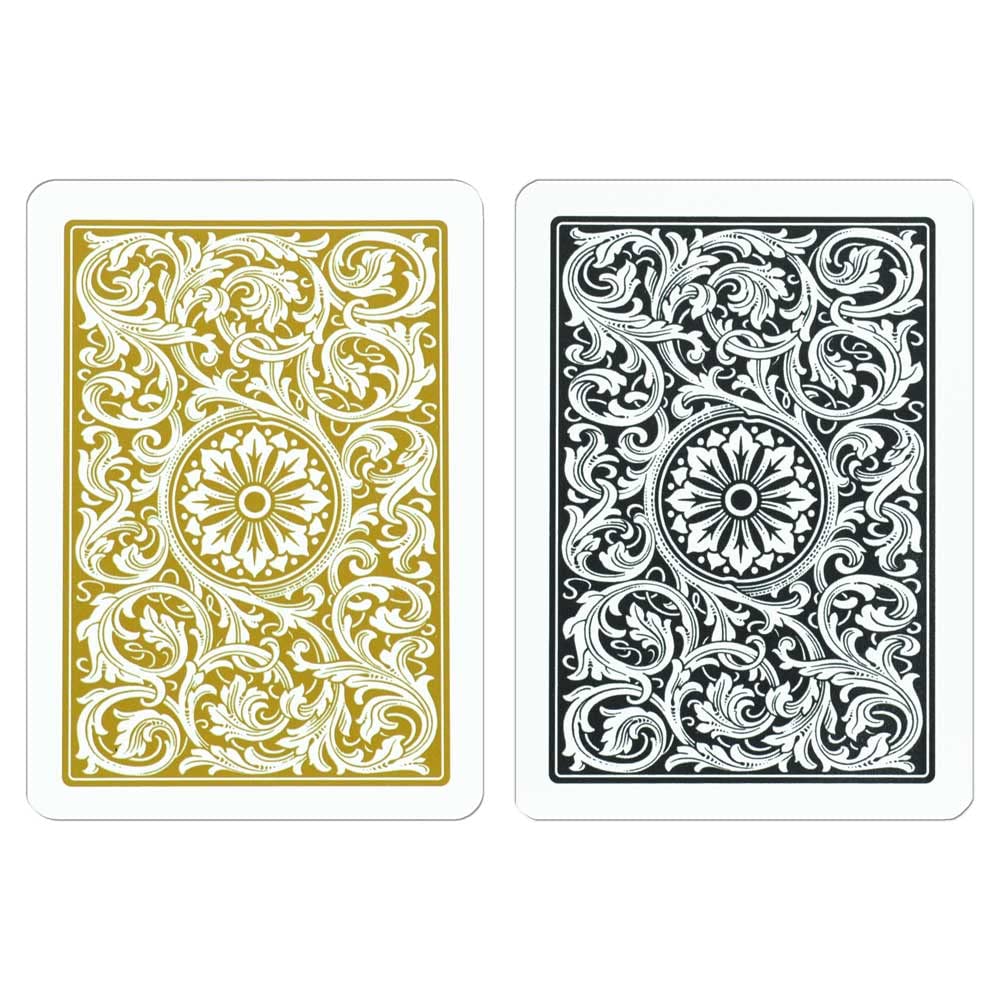 Copag Poker Size Jumbo Index 1546 Playing Cards (Black Gold Setup)