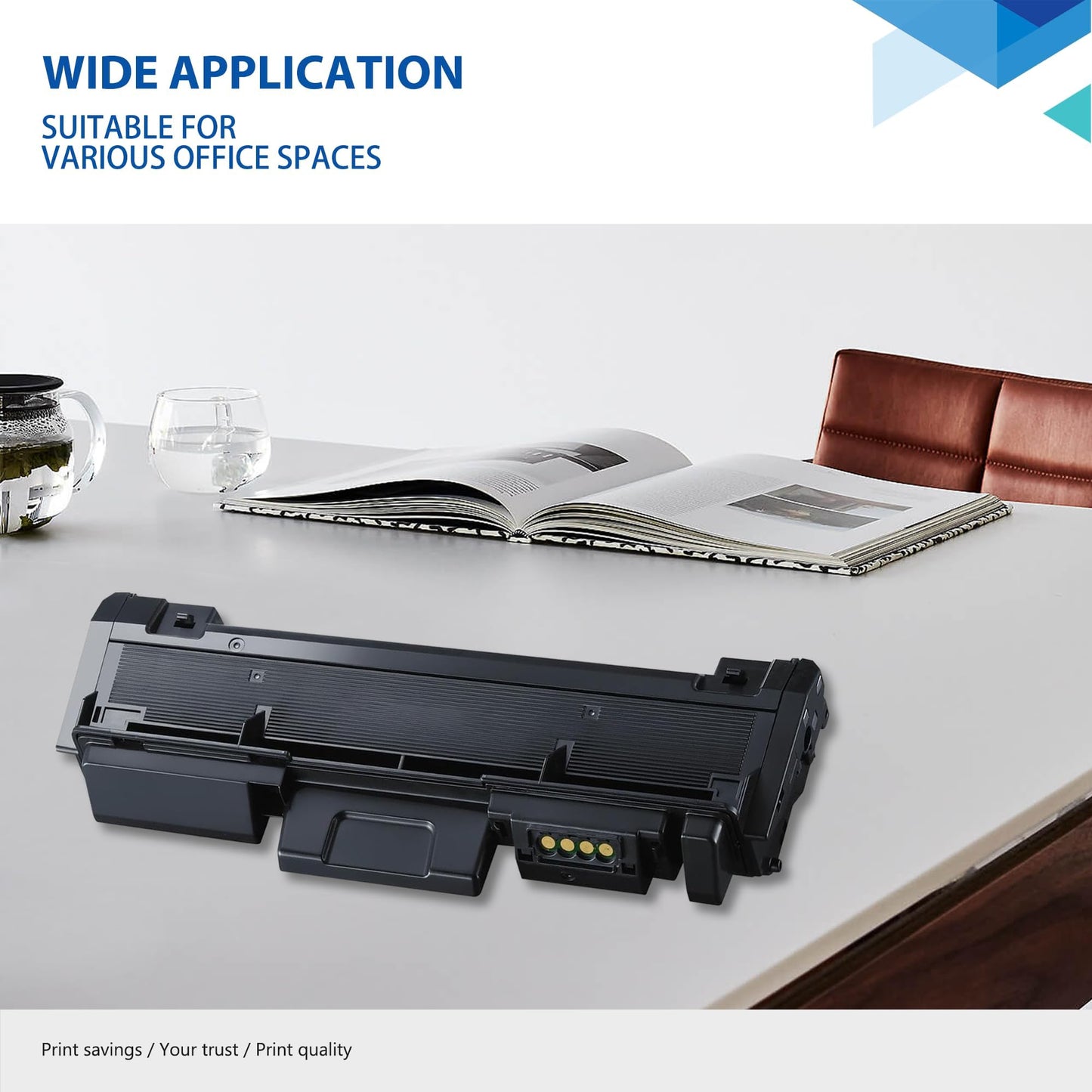 MLT-D116L D116L Toner Cartridge High Yield Black Replacement for Samsung D116L Toner Xpress M2885FW M2875FW M288X M2835 M2825DW M2825WN M2875FD M2825DW M2875FW Printer Ink 2 Pack