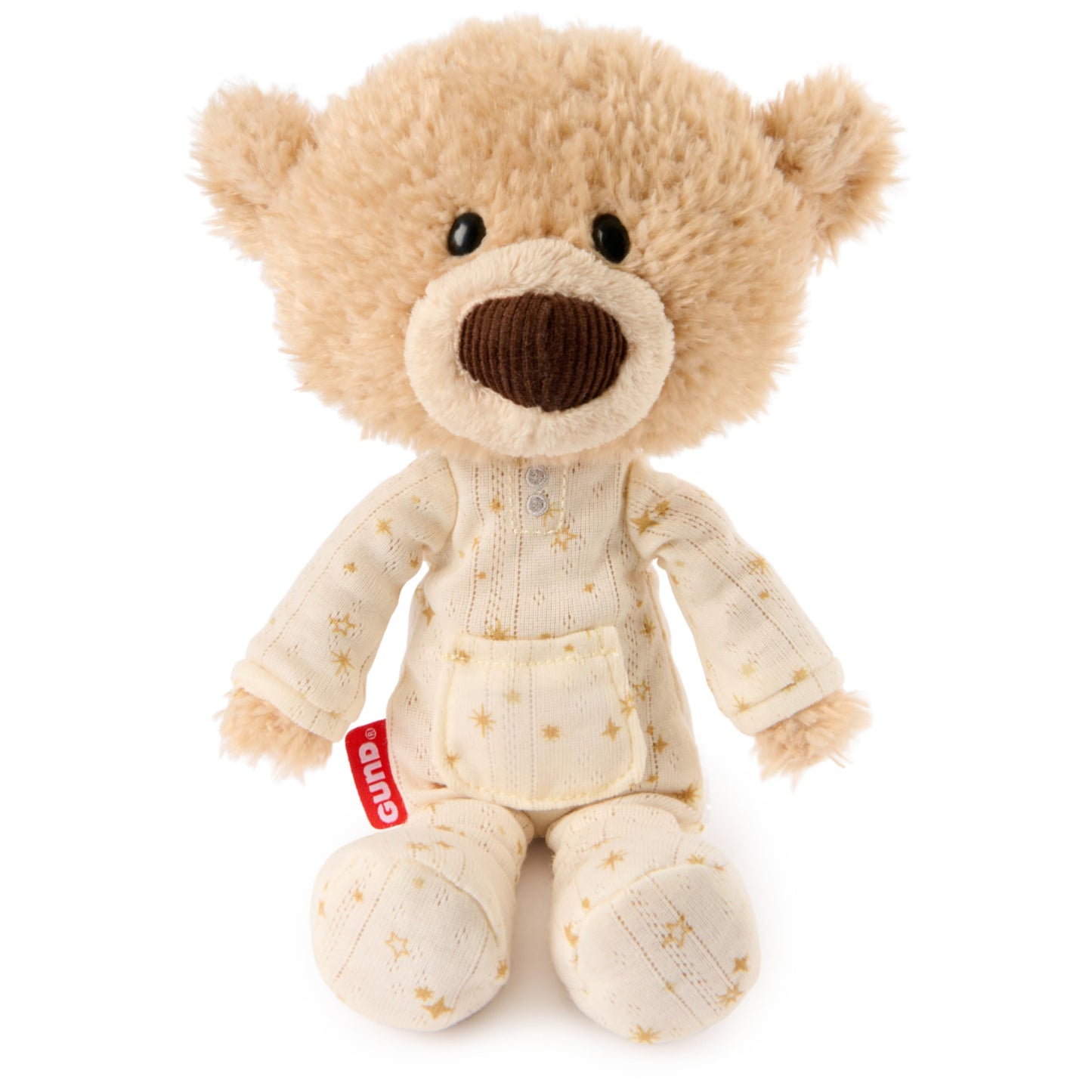 GUND Lost Tooth Toothpick Bear, Premium Teddy Bear with Pajamas and Pocket for Notes or Baby Tooth, Stuffed Animals for Ages 0 and Up, Brown, 10”
