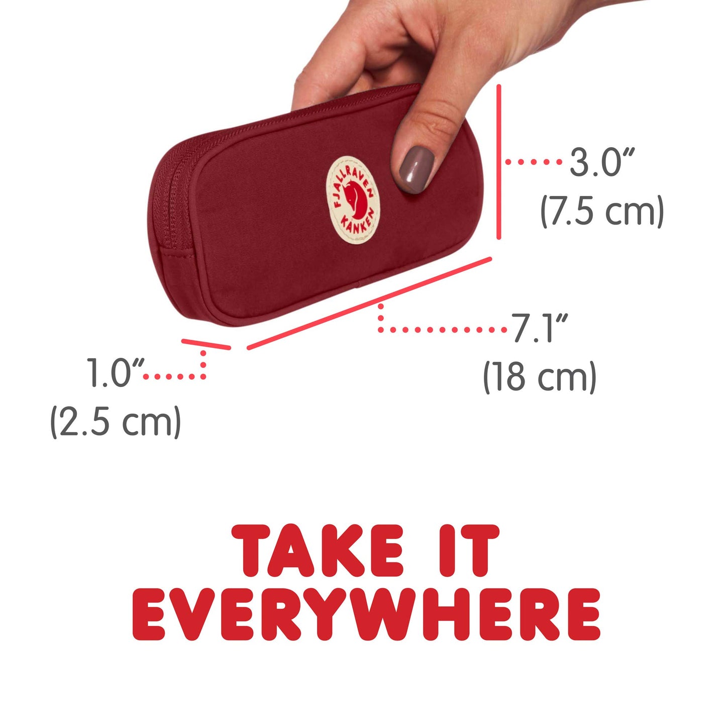 FJÄLLRÄVEN Kånken, Ox Red, One Size