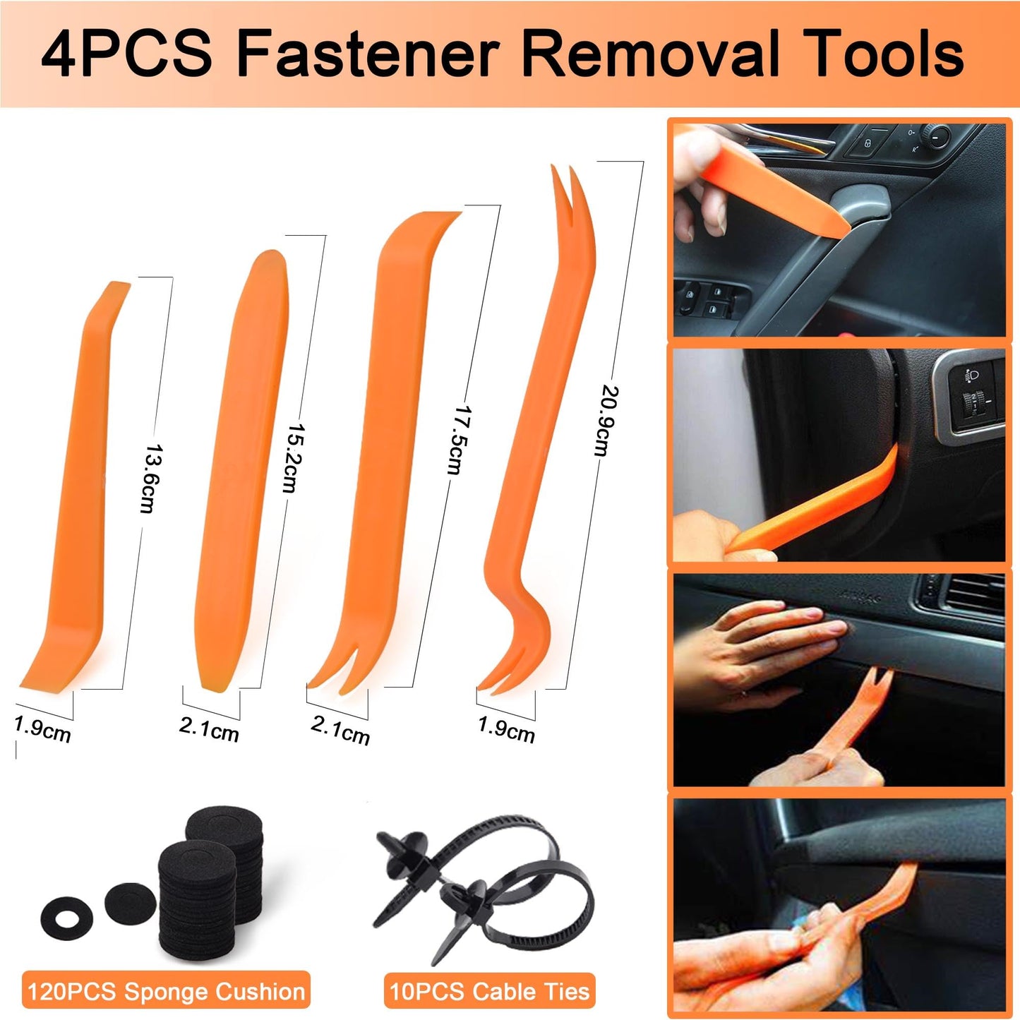 Car Clips 1345PCS Set Car Retainer Clips Bumper Clips Plastic Rivets Auto Clips Nylon Push Pins Clips Fender Clips Car Door Trim Panel Clips for Car - Toyota GM Ford Honda Acura Chrysler…