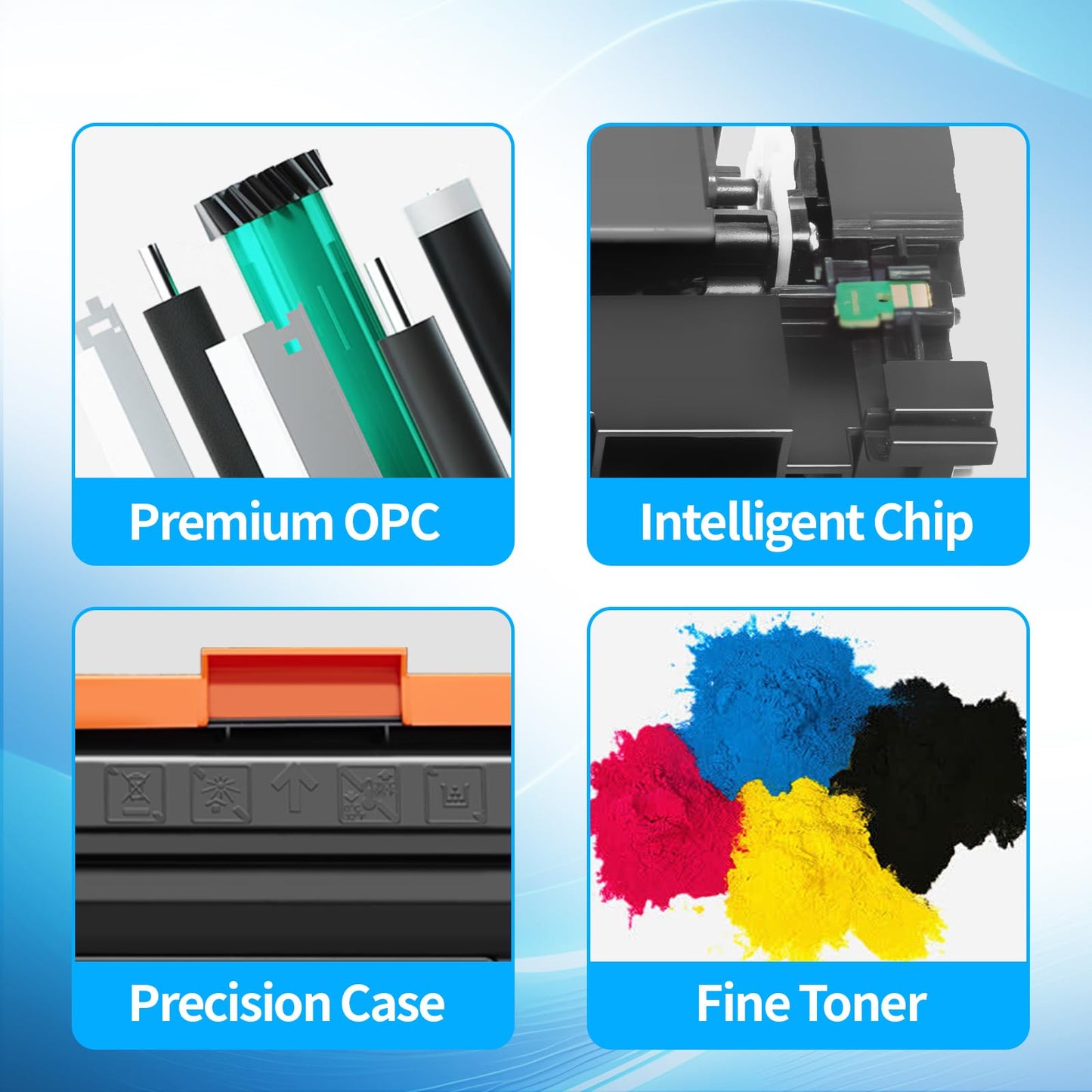 BAIINK 138A Toner Cartridge Black (with CHIP) Replacement for HP 138A W1380A 138X W1380X Compatible for HP Pro 3001dw 3001fdw MFP 3101fdw Printer (1 Black, with Chip)