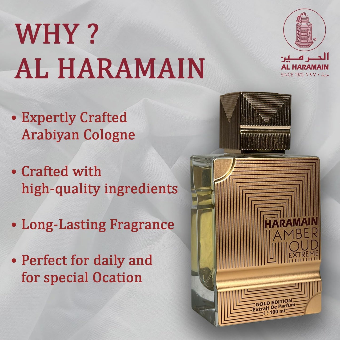 Al Haramain Amber Oud - Gold Edition Extreme - Arabian Perfume for Women - Long Lasting Amber Woody Fragrance with Notes of Bergamot, Melon, Musk - Arabic Eau de Parfum - 100 ml EDP Spray