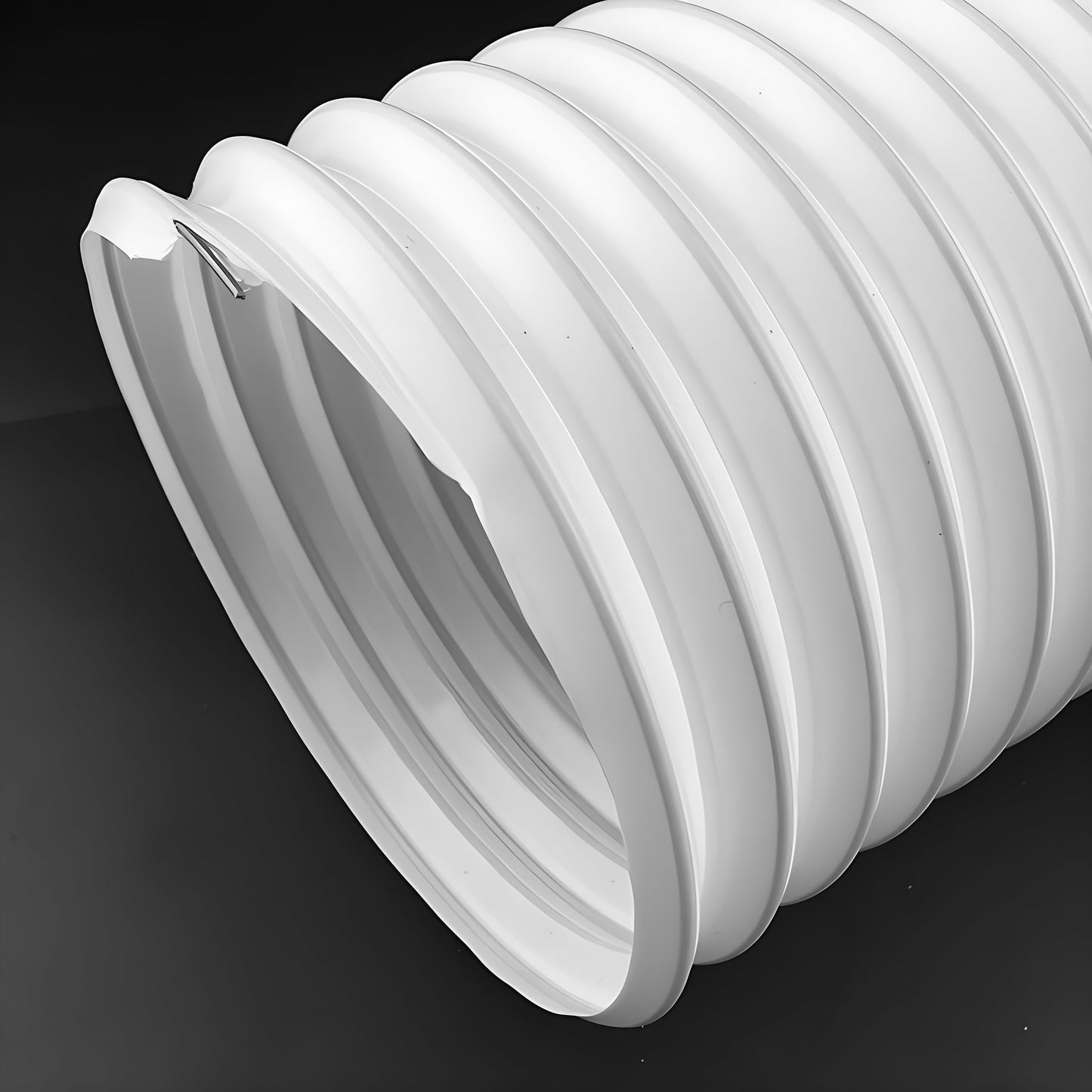 6" x 6.5ft Air Conditioner Exhaust Hose, Moonjor AC Vent Exhaust Hose with Counter Clockwise Thread for 6“ LG, Haier and Other Portable Air Conditioners
