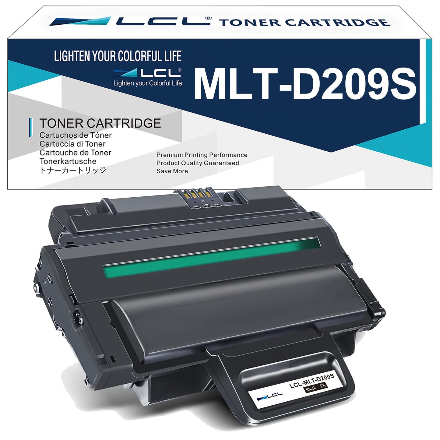 LCL Compatible Toner Cartridge for Samsung MLT-D209S (1-Pack, Black) for Samsung SCX-4824, SCX-4824FN, SCX-4825, SCX-4826, SCX-4826FN, SCX-4828, SCX-4828FN, ML-2855, ML-2855ND, ML-2853