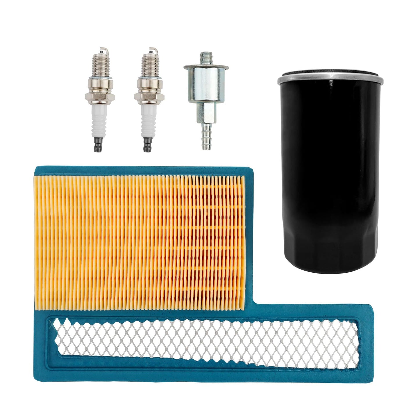 Tune Up Kit 140-3116 Air Filter, 122-0836 Oil Filter, 149-2341-01 Fuel Filter & 167-1638 Spark Plug, Compatible With Onan RV QG Generators 5500 7000, HGJAA HGJAB HGJAC & Marquis Gold/RV QG