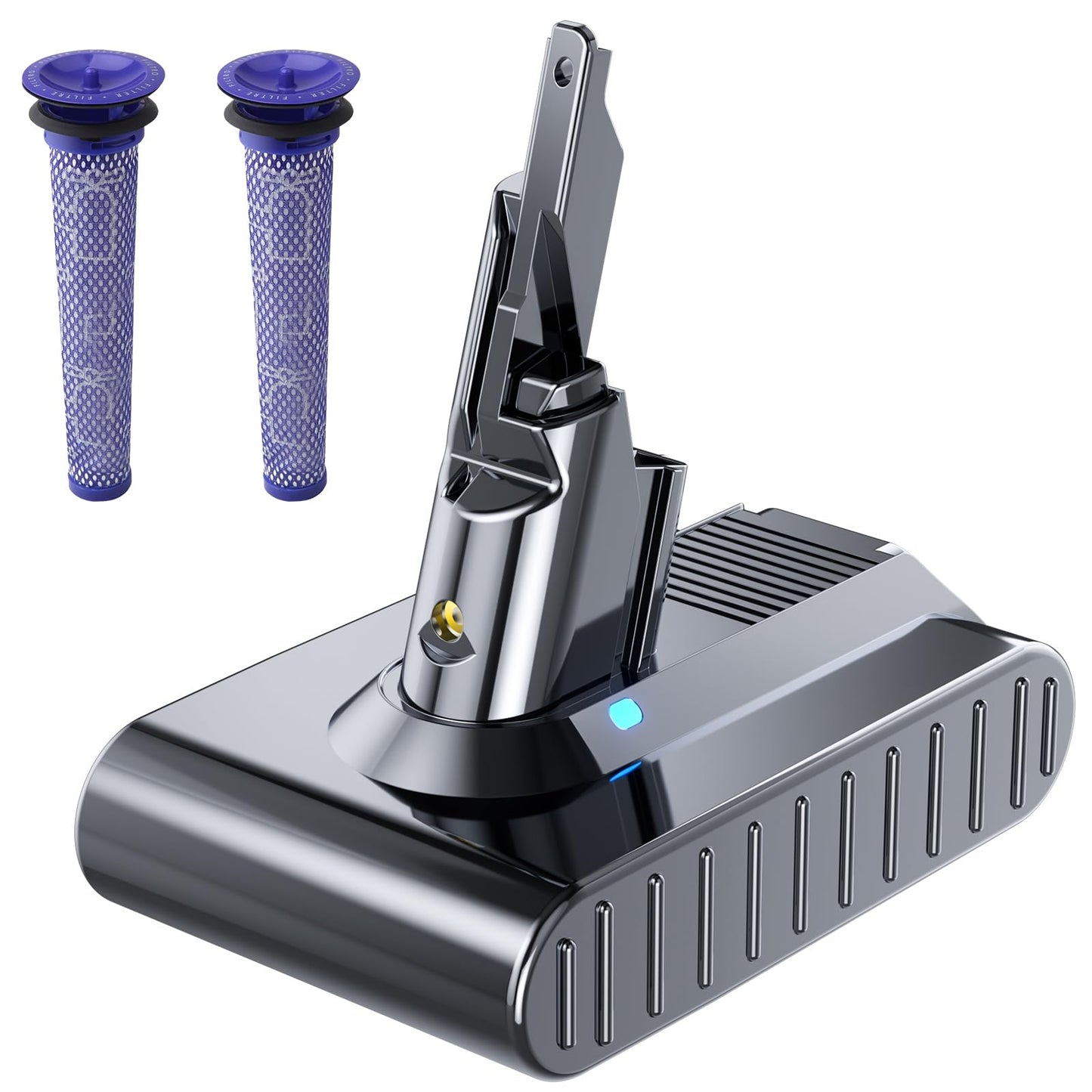Upgraded 7.0Ah 21.6V Replacement for Dyson V7 Battery Compatible with SV11 229687 225403 Motorhead Trigger Absolute HEPA Cordless Vacuum Cleaner