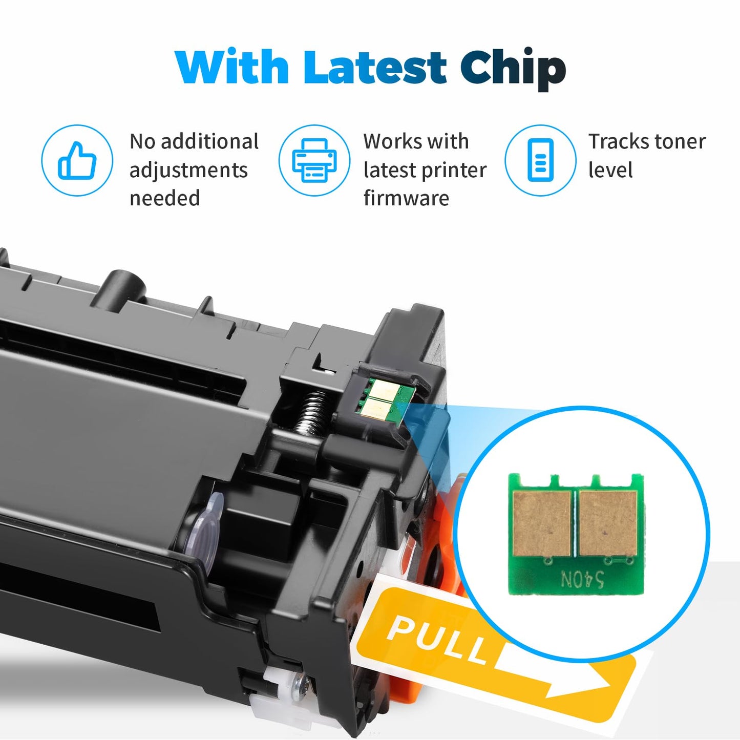 BAIINK 128A Compatible Toner Cartridge Replacement for HP 128A Toner Cartridges 4 Pack CE320A CE321A CE322A CE323A Compatible for HP LaserJet Pro CM1415fn CM1415fnw CP1525n CP1525nw Printer (4-Pack)