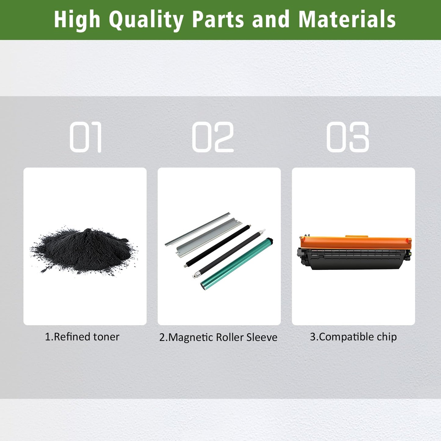 with CHIP Compatible Toner Cartridges 134A W1340A 2 Blacks 1100 Pages for M207 M207dw M209 M209d M209dw M234 M234d M234dw M234sdw M234sdn M235sdw, Can't Work with H P + Model End with ''e''