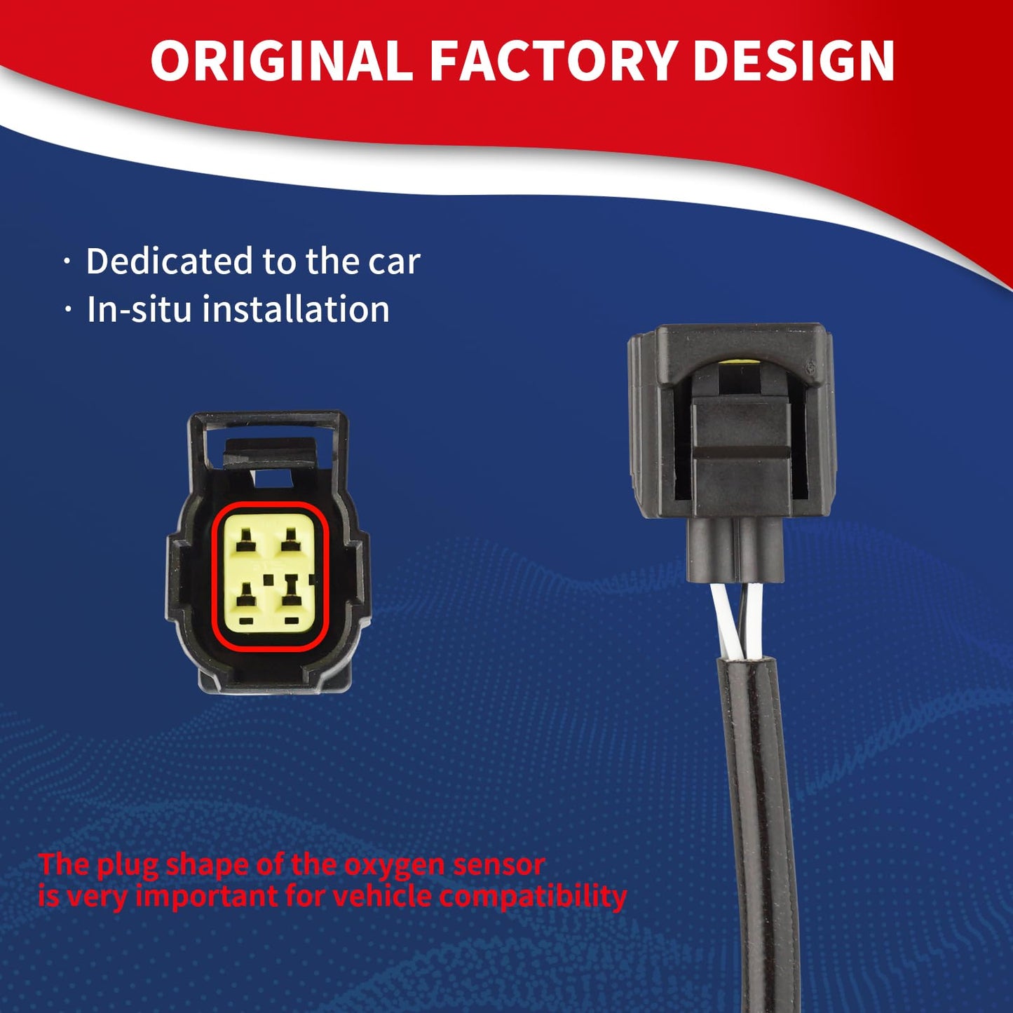 DrCax 234-4274 234-4587 Oxygen O2 Sensor Upstream or Downstream Heated Air Fuel Ratio Compatible with Chrysler Dodge Jeep Mercedes-Benz Mitsubishi Volkswagen Replace 56028994AA