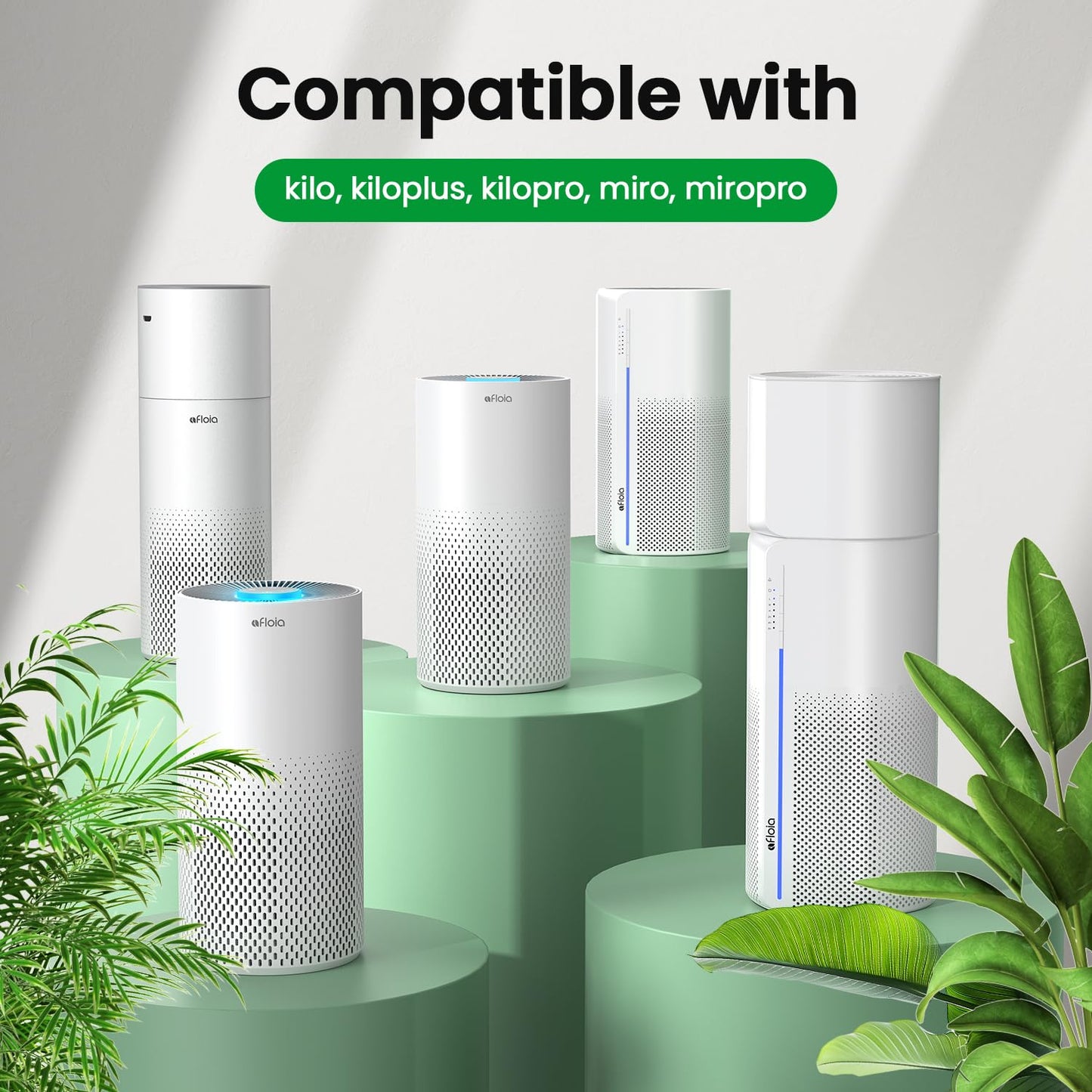 Afloia Genuine 3 in 1 Filter, Compatible with Kilo Air Purifiers(B08PCXJVFH/B0948XR4DC)
