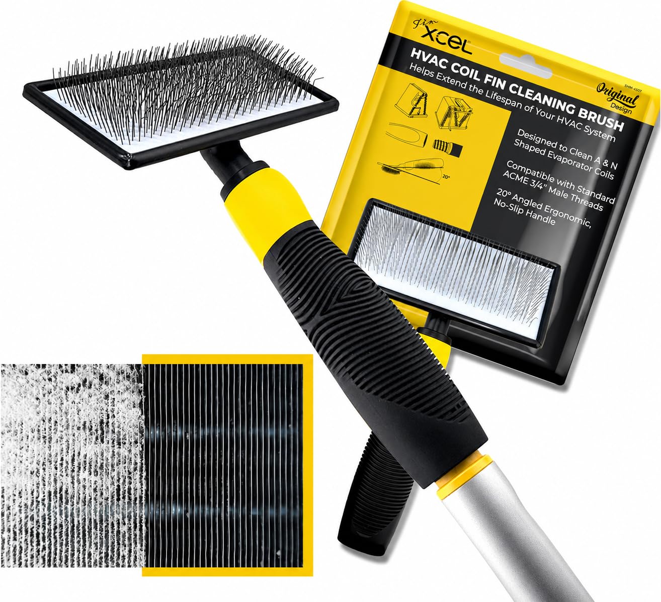 HVAC Coil Fin Cleaning Brush (Large)