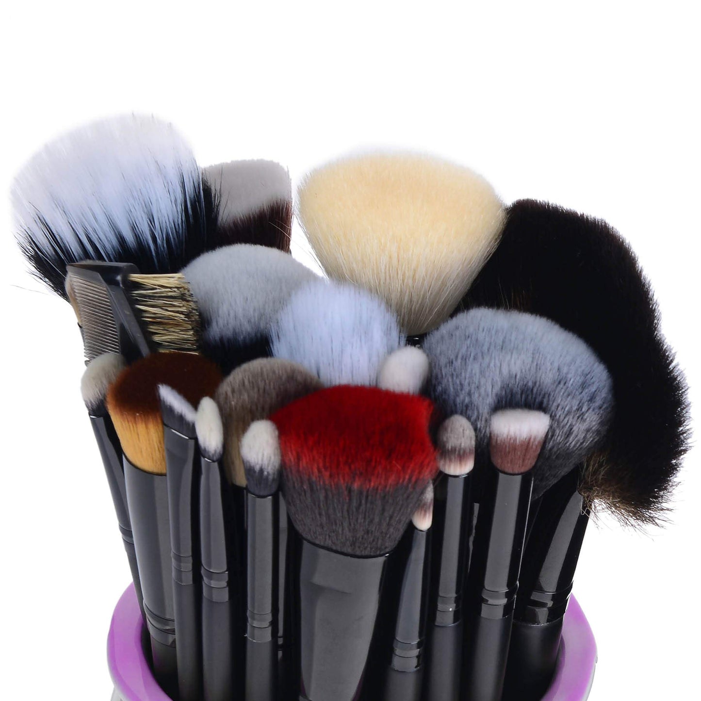 SHANY The Masterpiece Pro Signature Brush Set 24 Pieces Handmade Natural/Synthetic Bristle with Wooden Handle