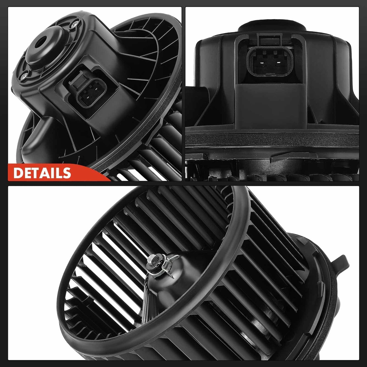 A-Premium HVAC A/C Heater Blower Motor with Fan Cage Replacement for Chevy, GMC, Cadillac Vehicles - 2007-2013 Silverado 1500, Avalanche, Sierra 1500, Yukon, Escalade- Replace# 20760618