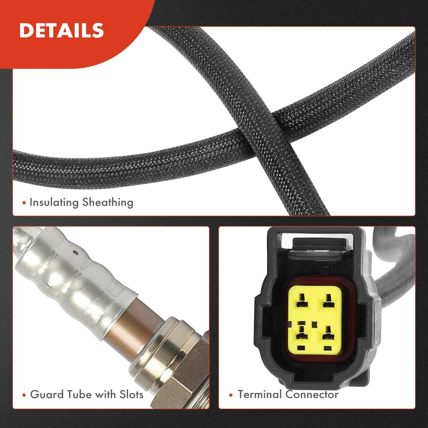 A-Premium O2 Oxygen Sensor Compatible with Chrysler, Dodge, Jeep, Mercedes-Benz, Volkswagen Models - 200, 300, Sebring, Durango, Dakota, Grand Cherokee, Liberty