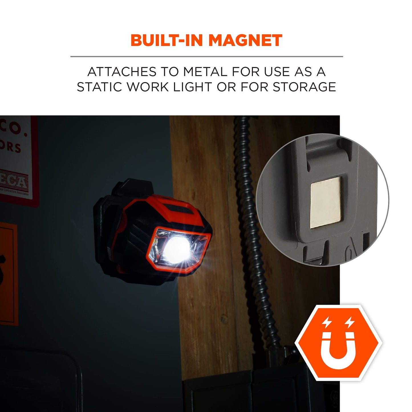 Hard Hat Headlamp, Ergodyne Skullerz 8981