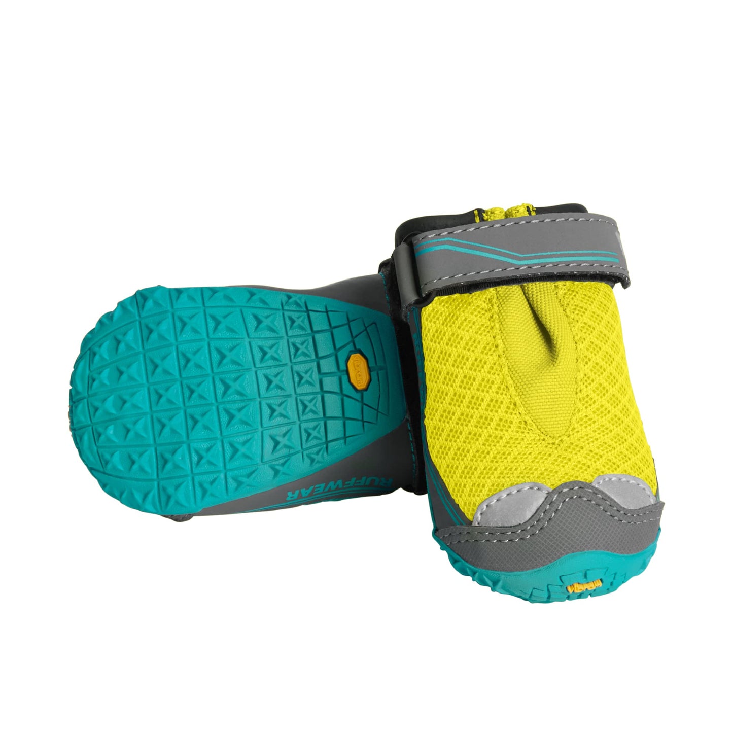 Ruffwear, Grip Trex Dog Shoes, Non-Slip Boots for Hot Pavement & Snow, Weatherproof Paw Protection with Breathable Mesh, Rugged Sole for Hiking, Lichen Green, 3.25"