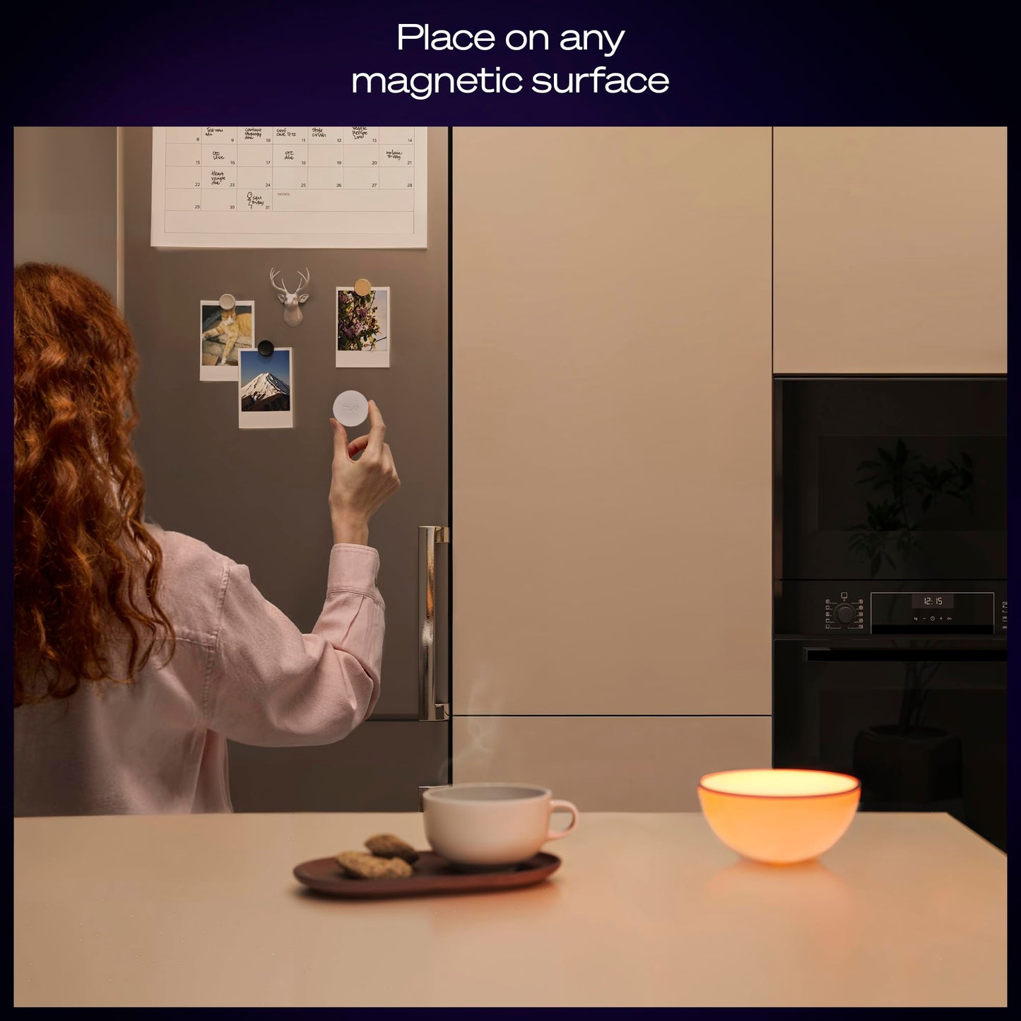 Philips Hue Wireless Smart Light Switch Button, White - 1 Pack - Portable and Battery Powered - Smart Home Control - Requires Hue Bridge - Easy, No-Wire Installation