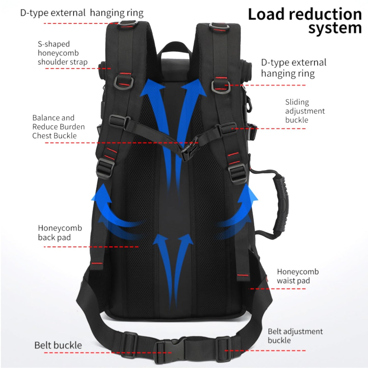 Mfinesun Travel Backpack for Men & Women, 35L Large Carry on Backpack Fit for 15 Inch Laptop Durable Convertible Duffle Bag with Shoe Compartment, Wet Pocket