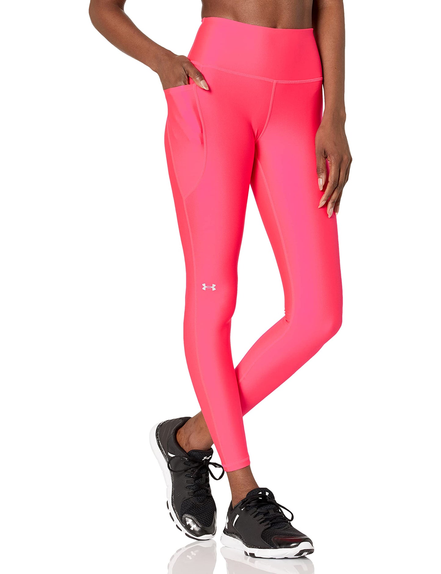 Under Armour Women's HeatGear High Waisted Ankle No-Slip Leggings