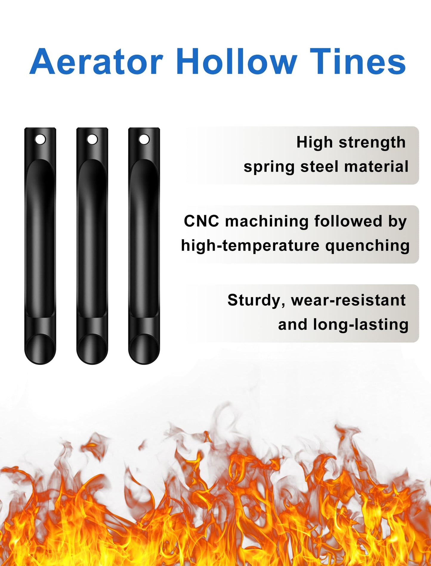 Lawn Aerator Tool, Core Aerator Lawn Tool with Alloy Steel Material, Sturdy Grass Aerator for Lawn Health Soil Yard Aerator