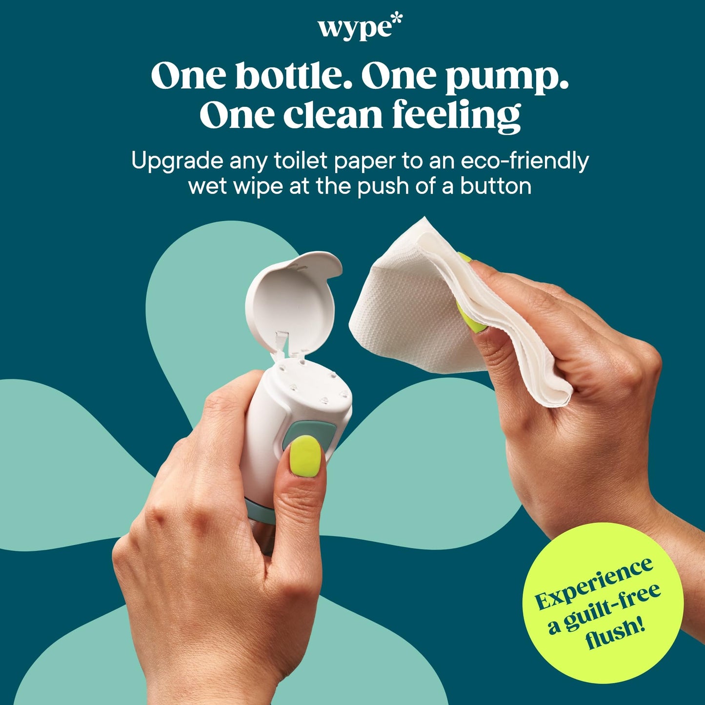 Wype Toilet Paper Gel Refills for Flushable Moist Toilet Wipes: Twin Pack