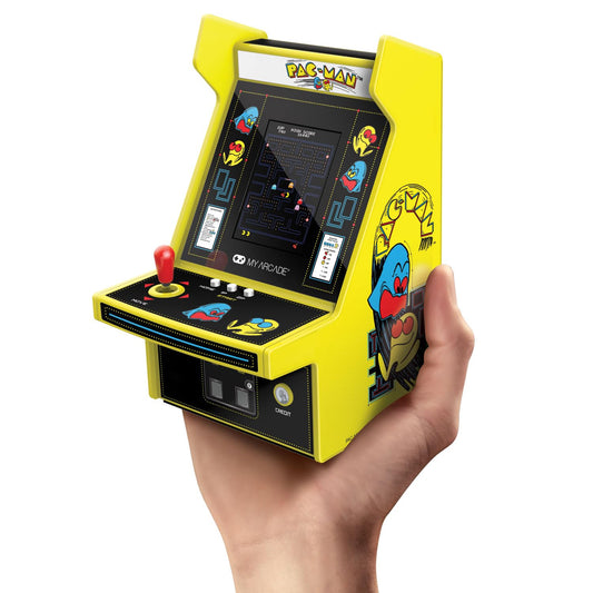 My Arcade Pac-Man Micro Player Pro: 6.75" Handheld Retro Arcade Classics Video Game