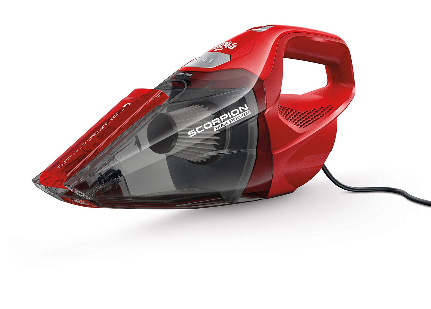 Dirt-Devil-Scorpion-Handheld-Vacuum-Cleaner,-Corded,-Small,-Dry-Hand-Held-Vac-With-Cord,-SD20005RED,-Red