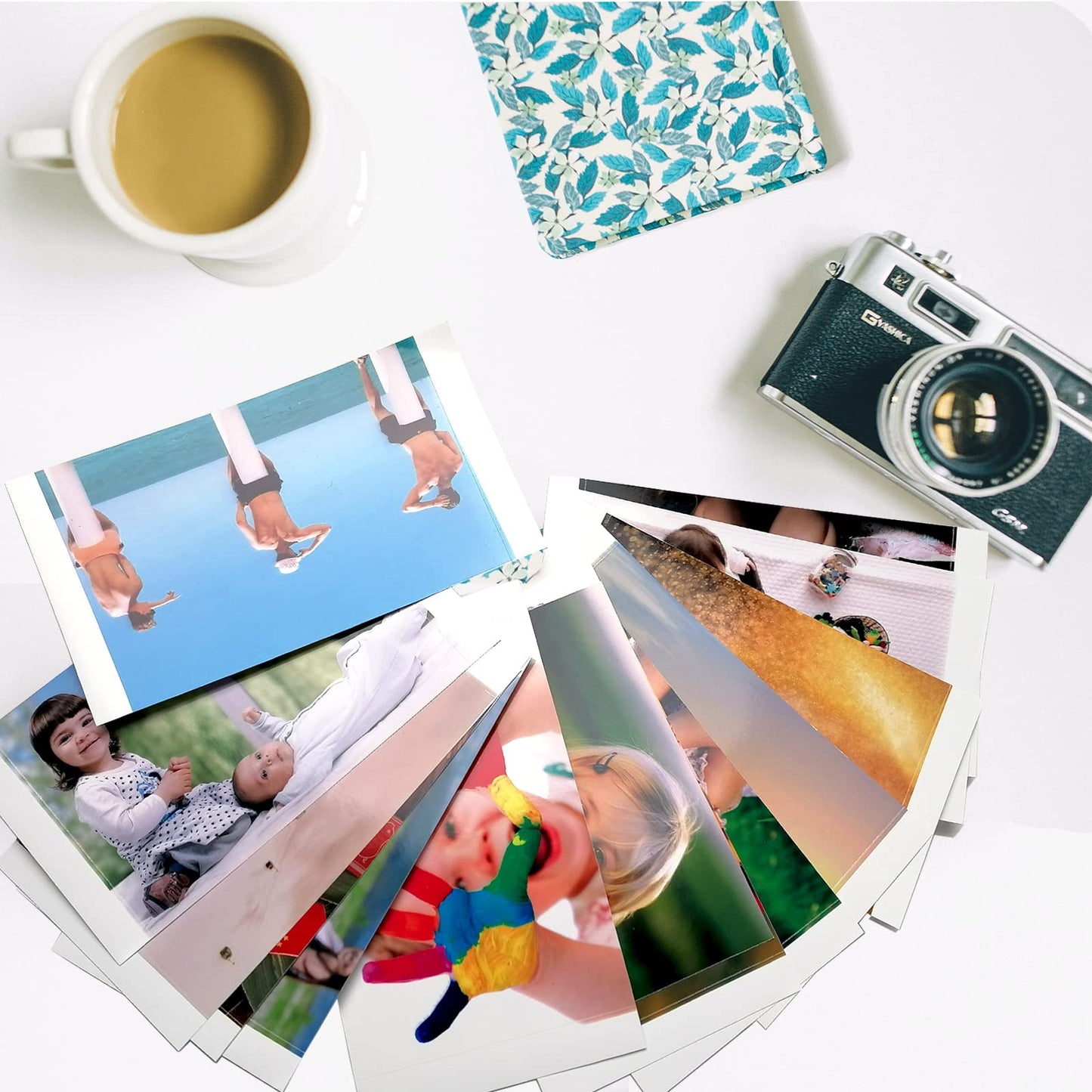 Compatible Canon Selphy CP1300 CP1500 Paper and Ink, KP-108IN 3 Color Ink Cartridges and 108 Sheets 4" x 6" Photo Paper for Canon Selphy Cp1000 CP1200 CP900 CP910 CP800 CP760 Photo Printer