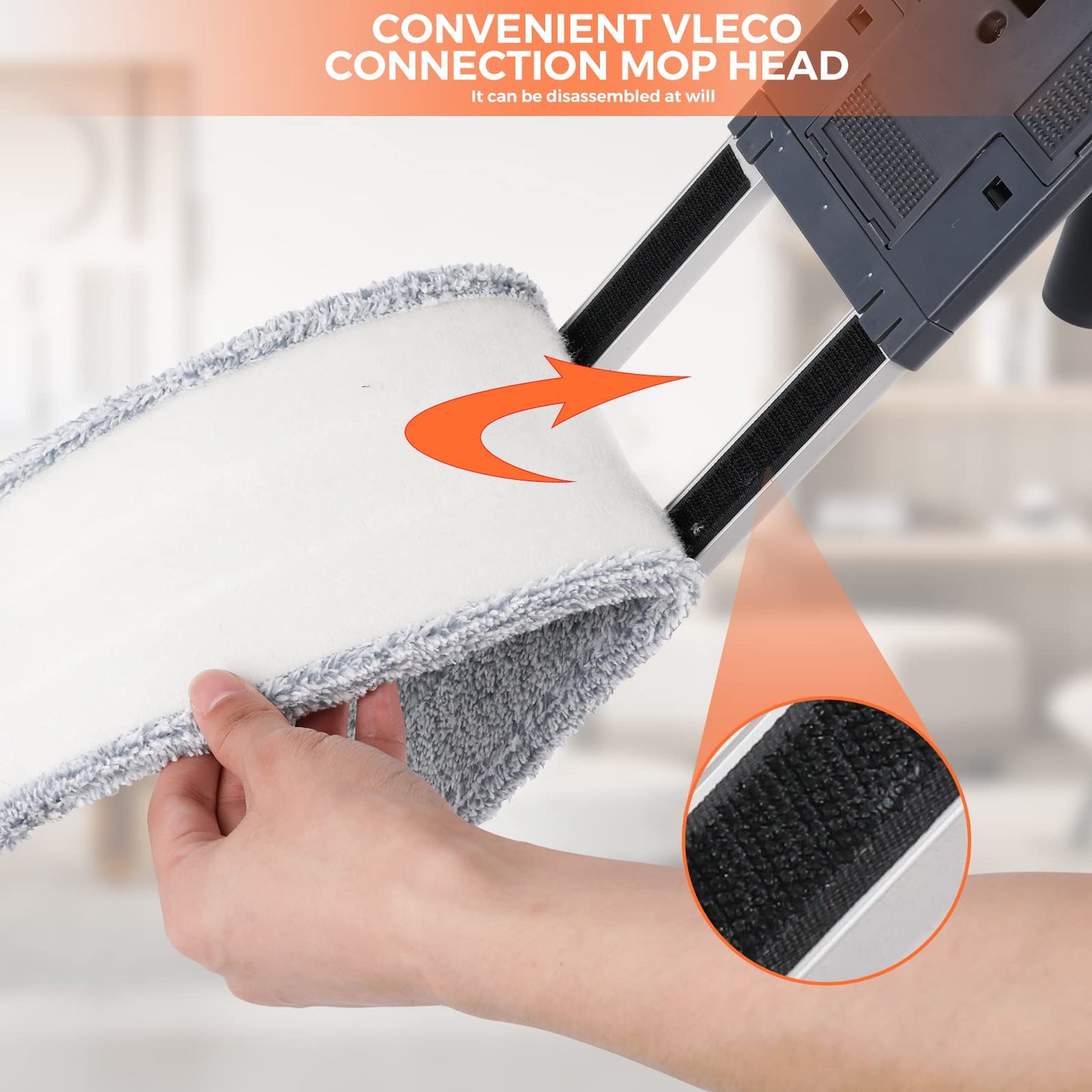 Dust Mop for Hardwood Floors 36 inch Commercial Industrial Floor Dust Mop with Extra 3 Mop Refill Pads 61 Inch Long Handle for Cleaning Office Garage Hardwood Warehouse Factory Mall Deck