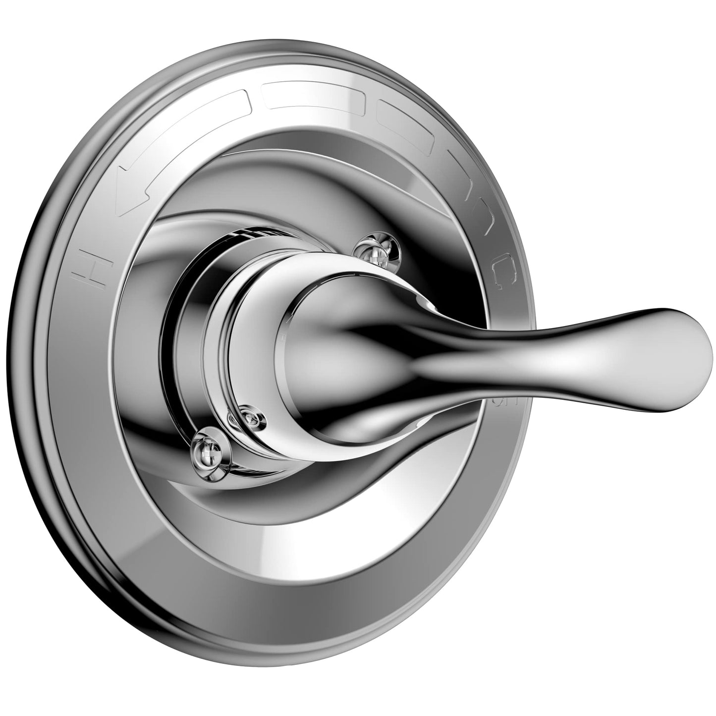 Replacement for D Faucet Classic 13 Series Single-Function Shower Valve Trim Kit, Shower Handle, Chrome Shower Trim Kit T13020 (Cartridge and Valve Not Included)