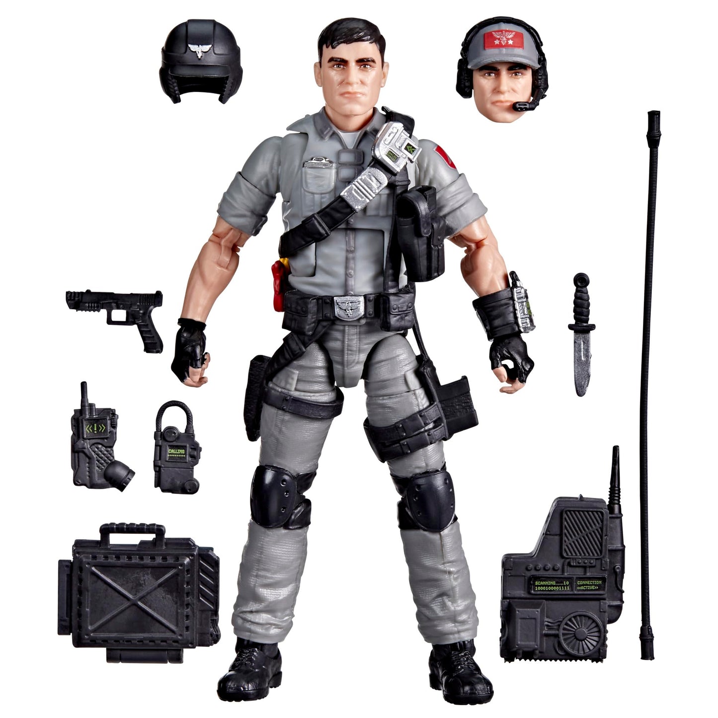G.I. Joe Classified Series #178, Blaine “Mainframe” Parker, Collectible 6 Inch Action Figure with 9 Accessories