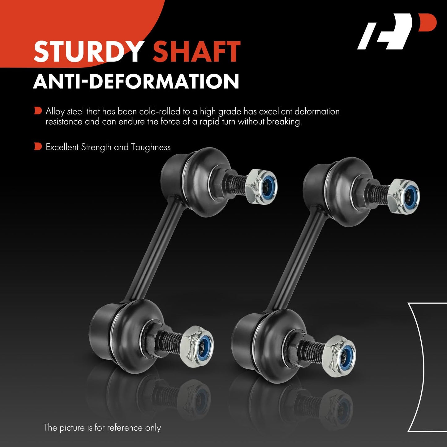 A-Premium 2 x Rear Sway Bar Links Stabilizer Bar Links, Compatible with Subaru Outback 2000-2009, Legacy 1998-2009, Baja 2003-2006 & Honda S2000 2000-2009