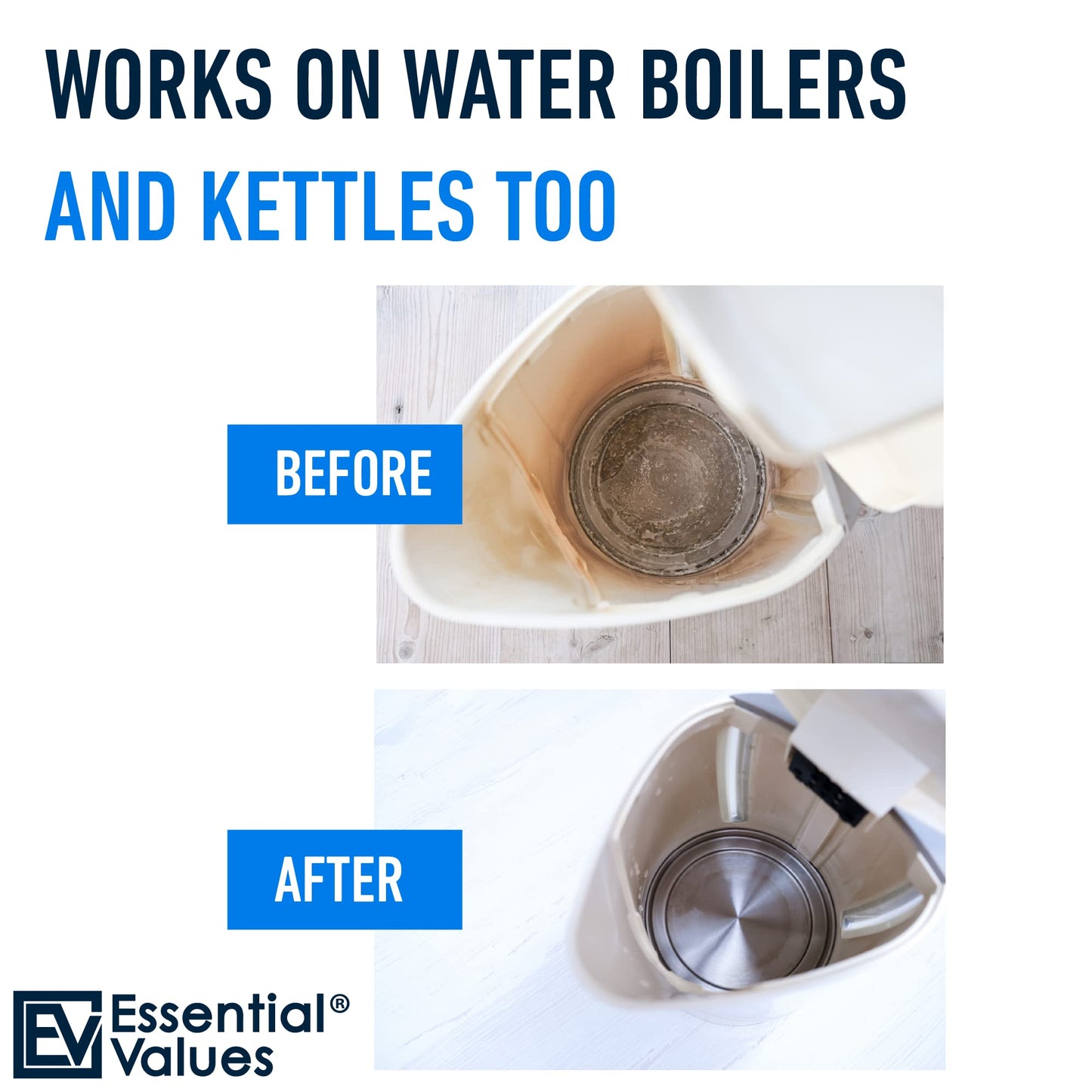 Essential Values Distiller Cleaner Descaler - 2 LBS Water Distiller Cleaner - Citric Acid for Cleaning Powder for Distilling Machines, Kettles - Remove Limescale & Mineral Buildup