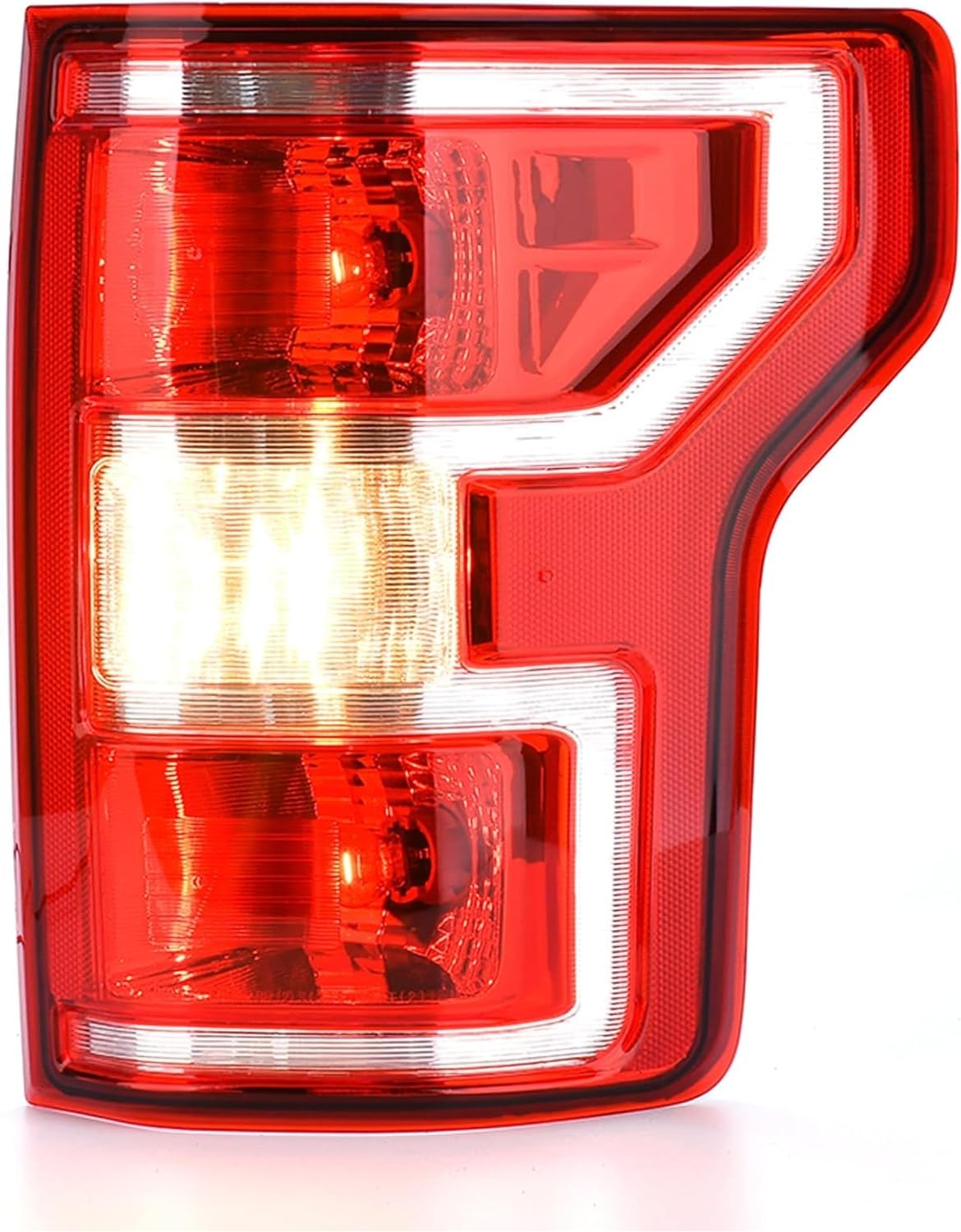 Nakuuly Tail Light Compatible With 2018 2019 2020 Ford F150 F-150 Right Passenger Side Taillight Rear Brake Lamp Signal Assembly with Bulb Replace JL3Z13404H